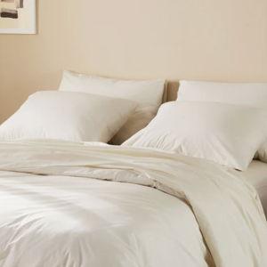Luxe Sateen Duvet Coverm in Cream