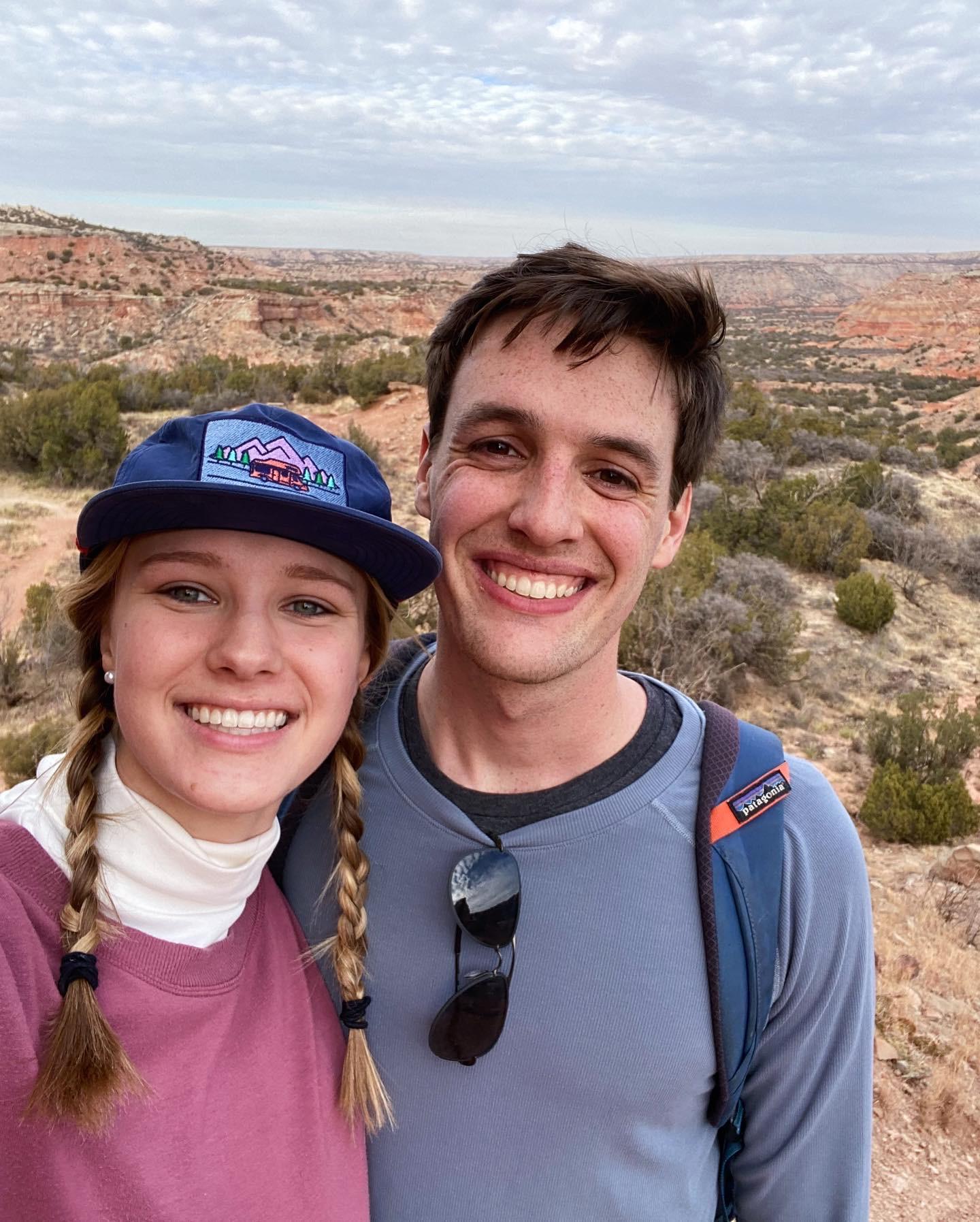 December 2021: Hiking at Palo Duro Canyon in Amarillo!