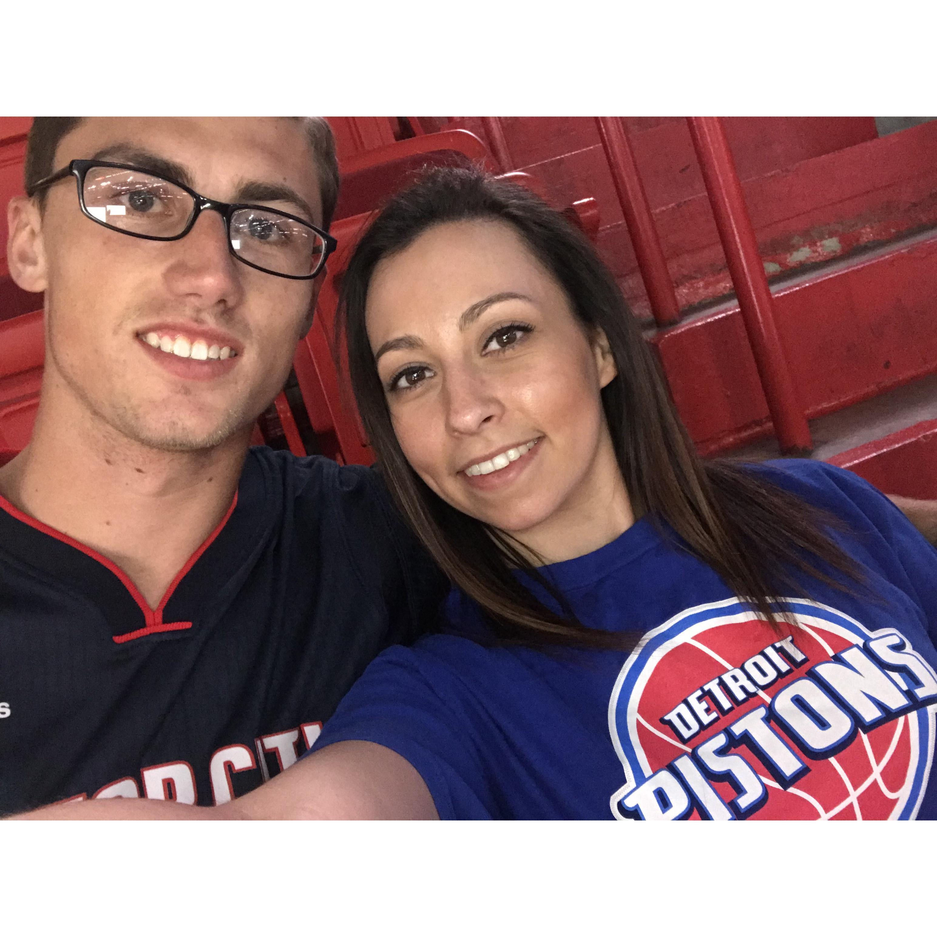 Pistons game in Miami!