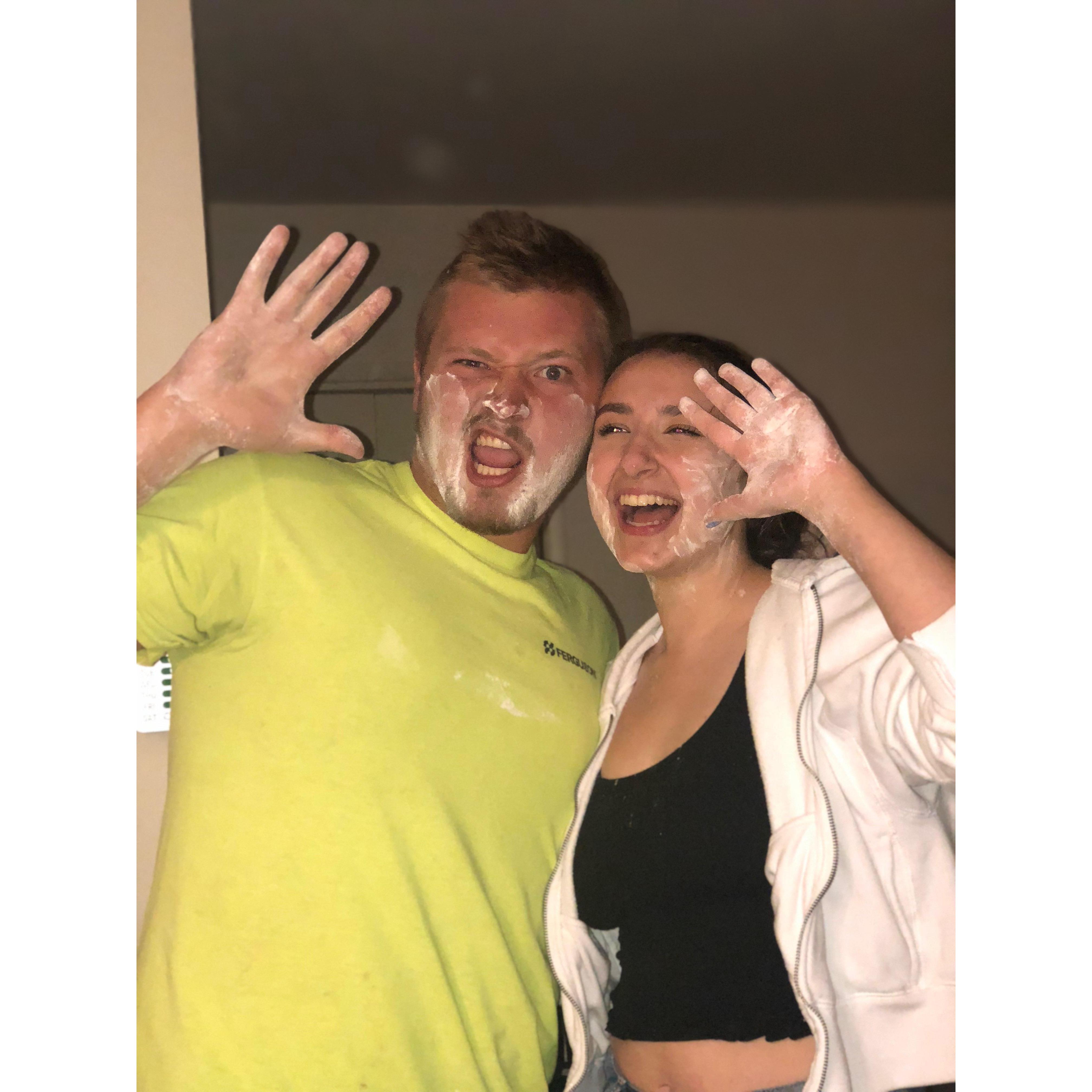 First trip to Pennsylvania to see Theo and Victoria. We went to a baseball game, Hershey Park, and made homemade pizzas. This photo not sponsored by El Chapo.