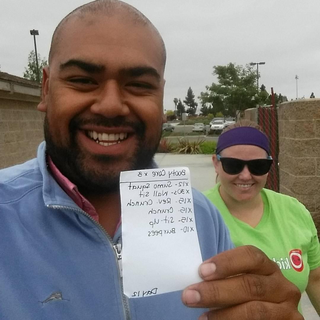 Booty Core Workout Day