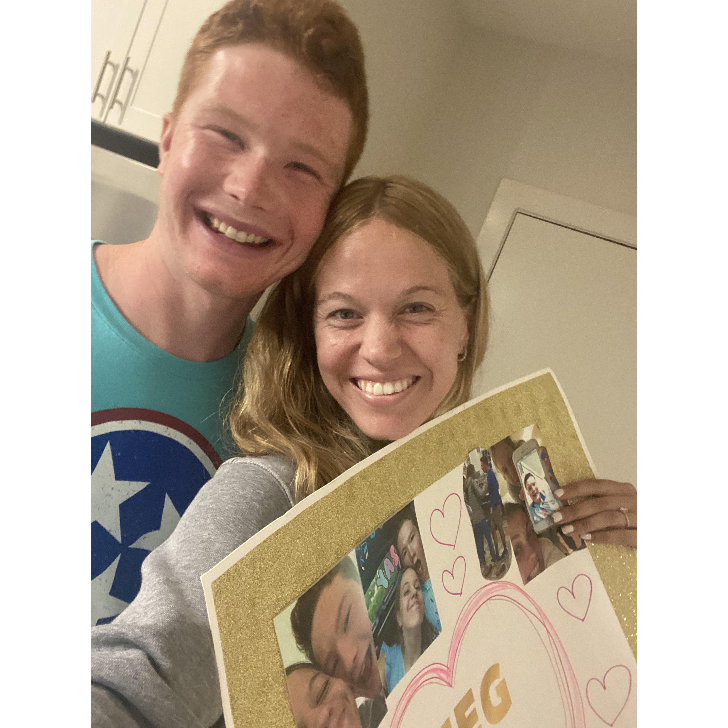 The first day in our apartment!