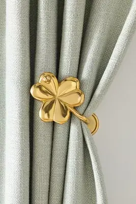 Clover Brass Tieback