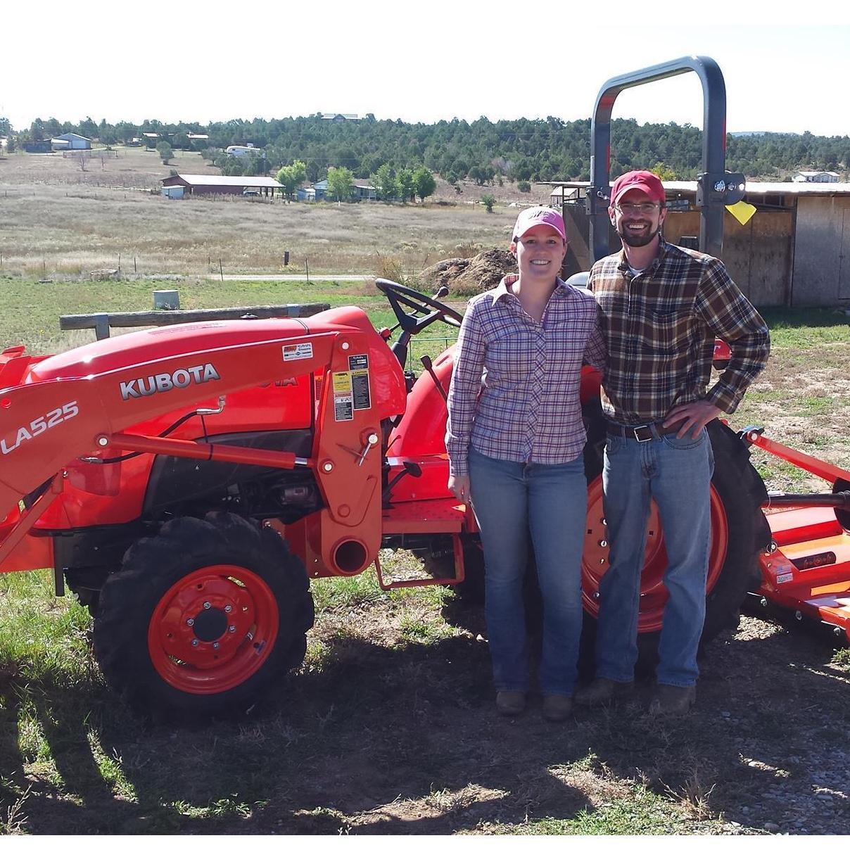 A day we felt like true ranchers- tractor delivery day!