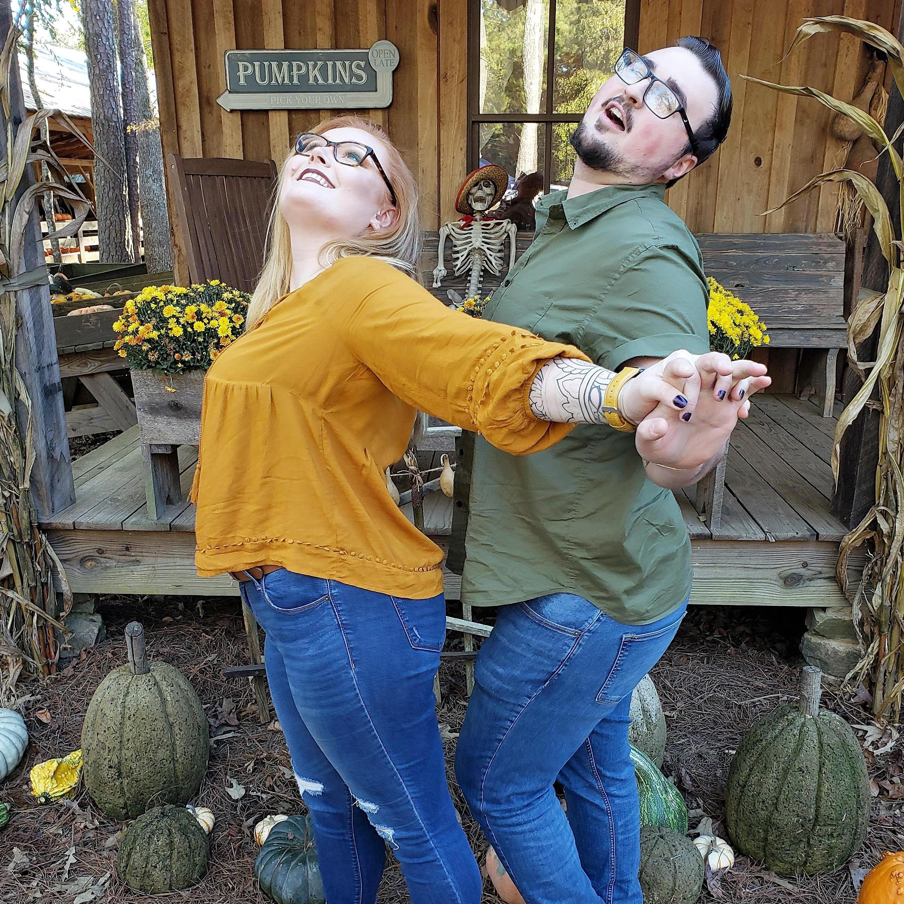 2018: Pumpkin picking :)