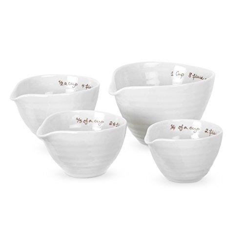 Portmeirion Sophie Conran White Measuring Cups,Set of 4