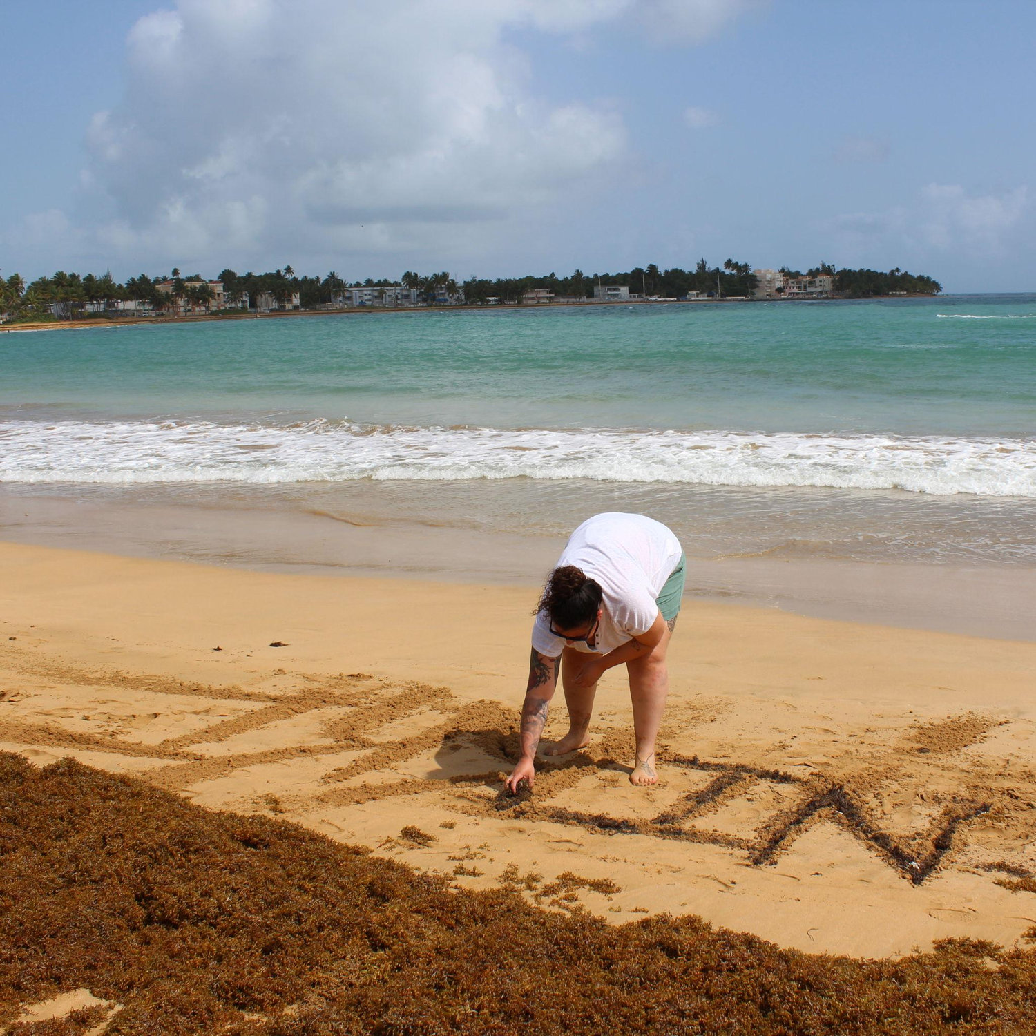 Love notes in the sand (Puerto Rico)