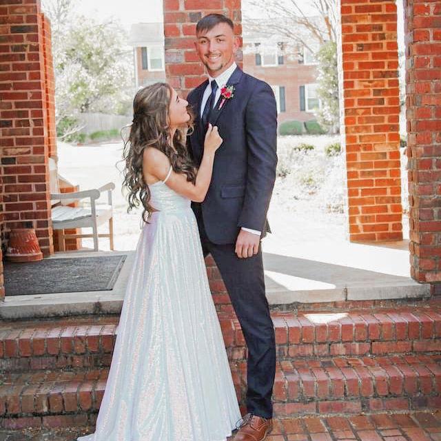 Chandler's senior prom! Our first school dance together!