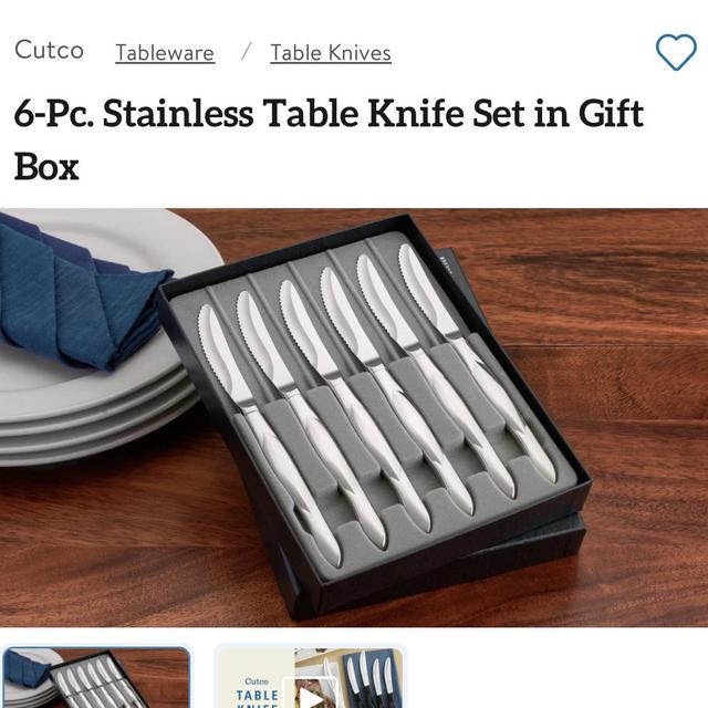 Cutco 6-Pc. Stainless Steel Steak Knives