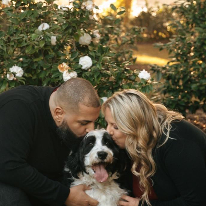 Our engagement photos at beautiful Azalea Park.