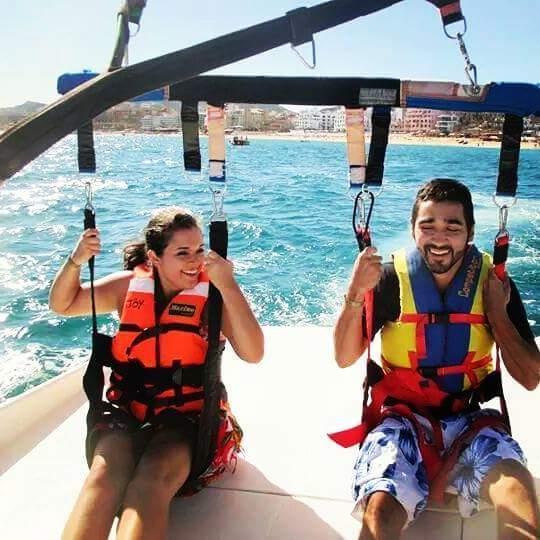 Parasailing in Mexico!