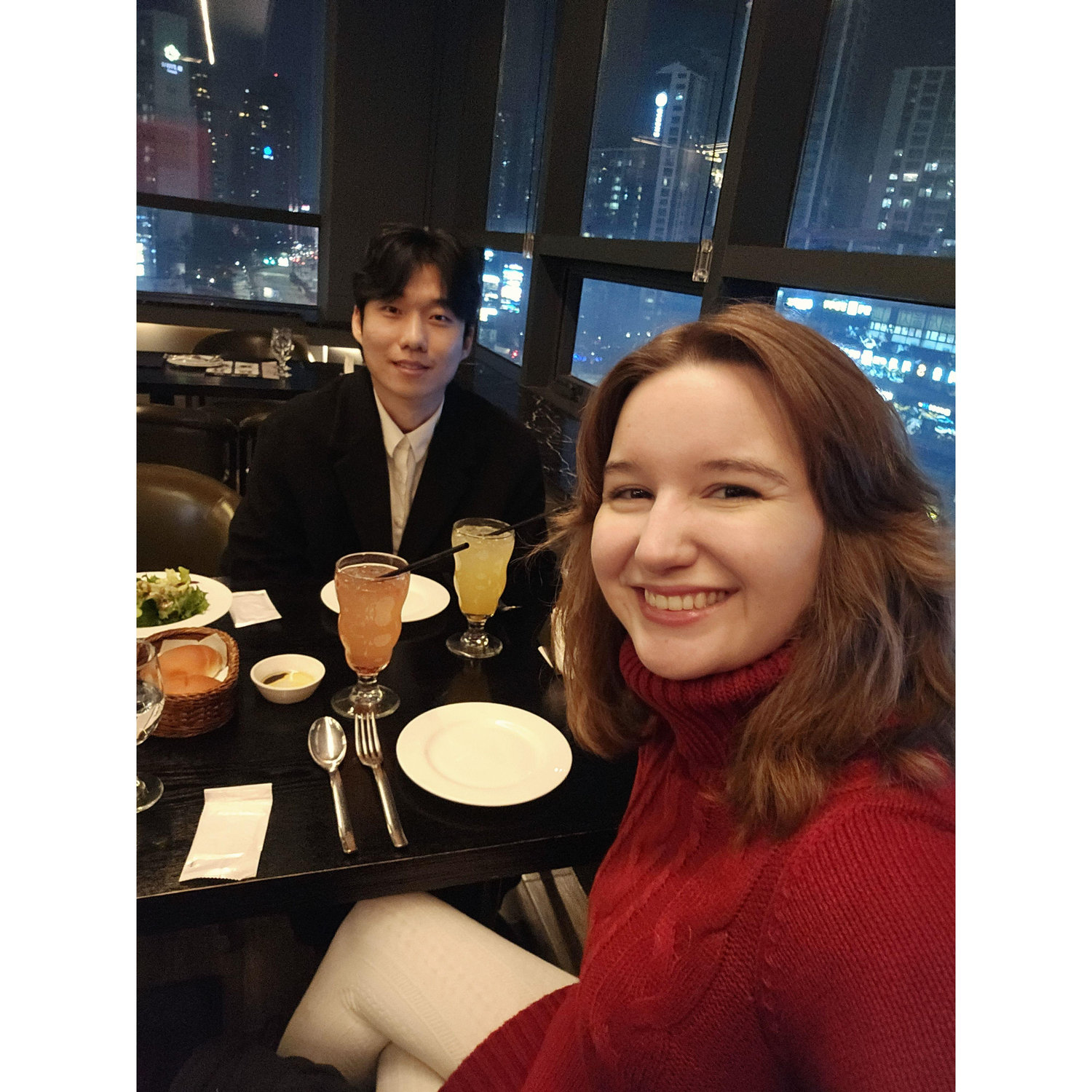 The restaurant we ate at before the proposal