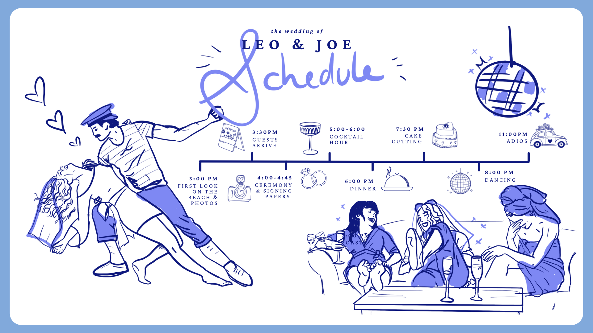 The Wedding Website of Leo De Lange Boom and Joe Rauliuk