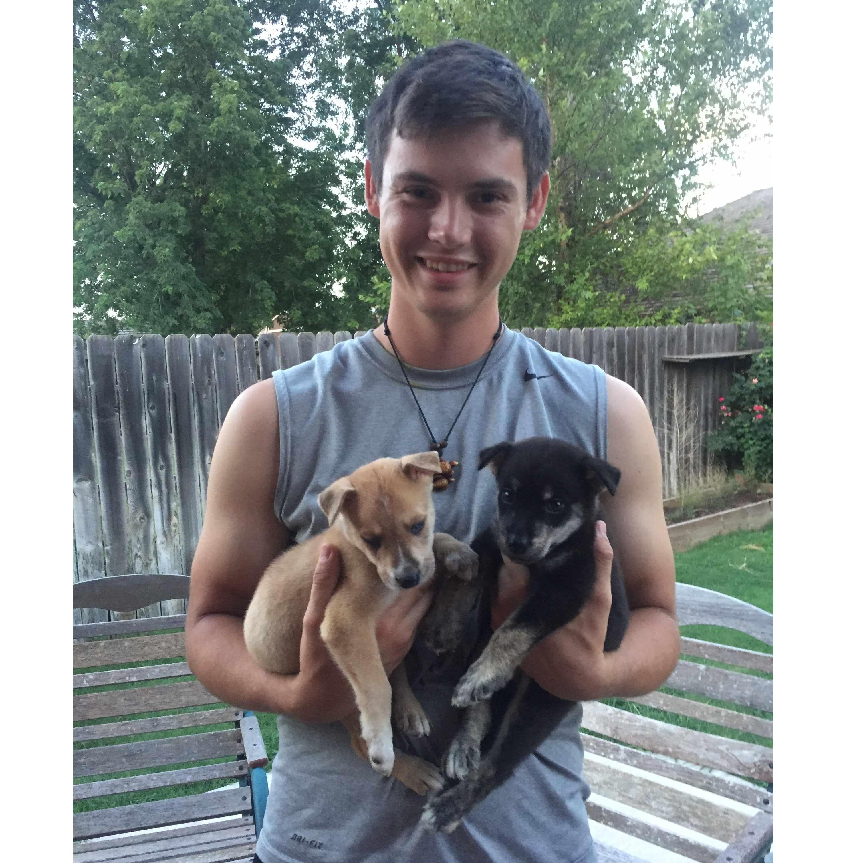 Adopted our boys 2018. Zeus & Soter AKA Zeusy & SoSo