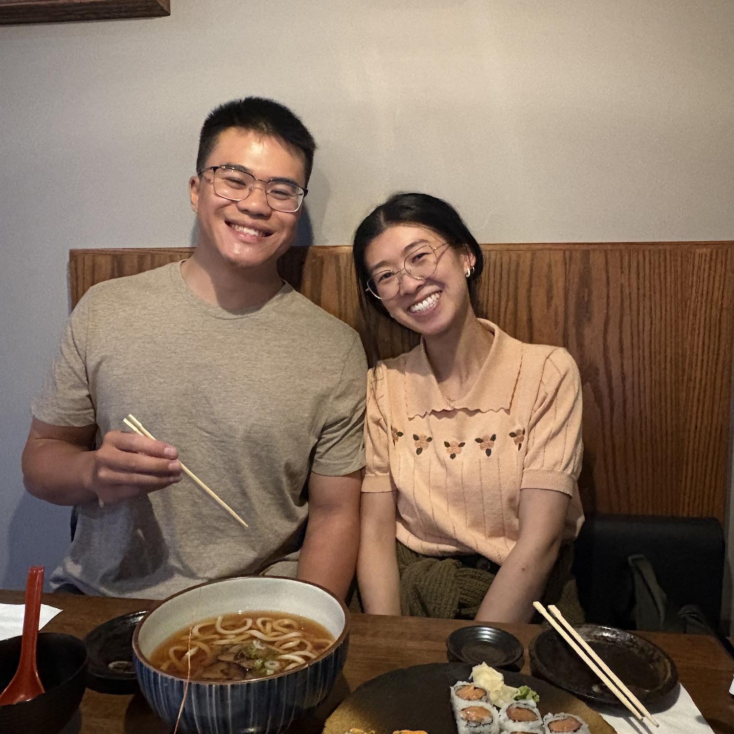 On a double date with Sohee and Seabert!