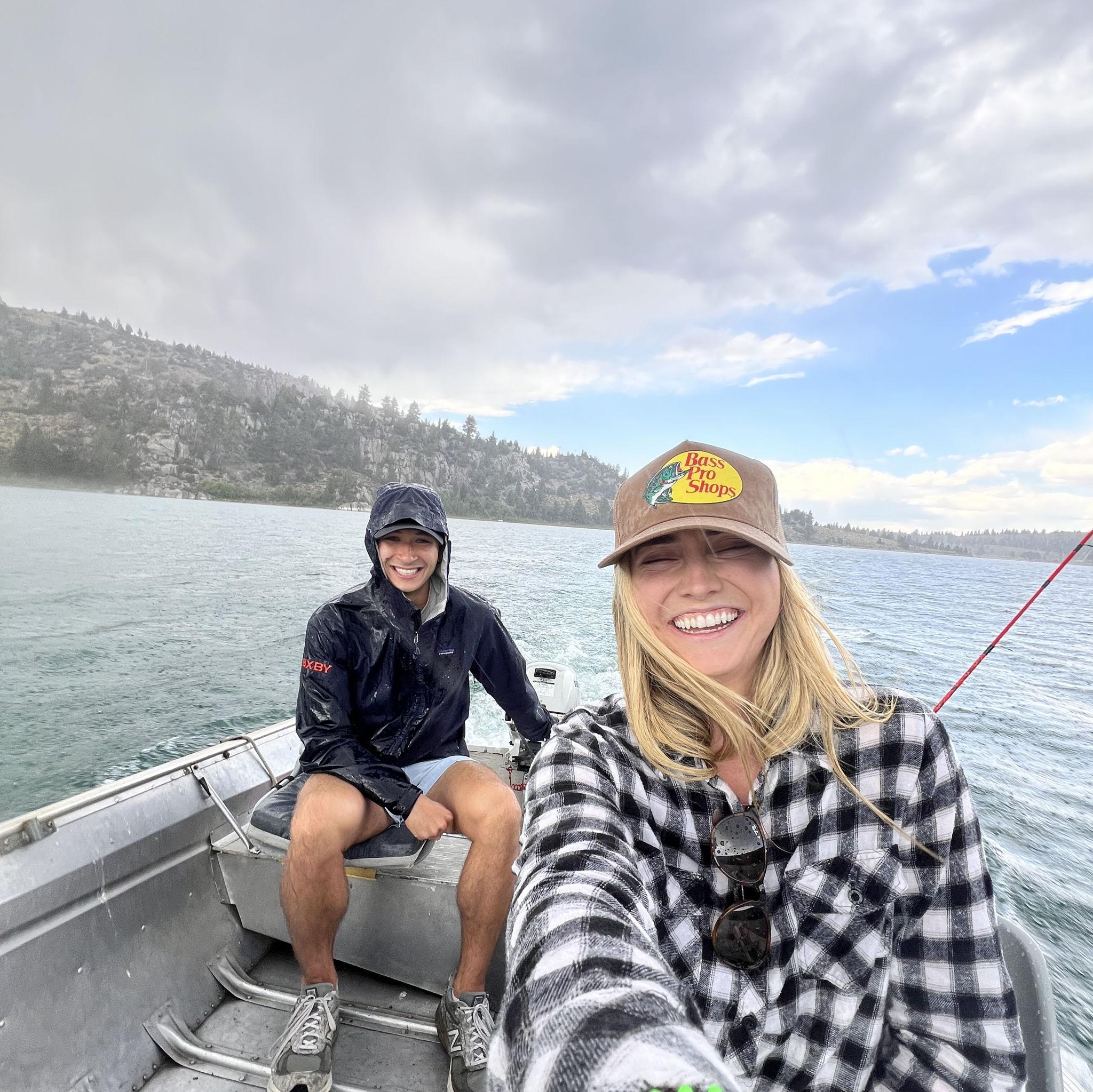 Fishing in the pouring rain - June Lake 2024