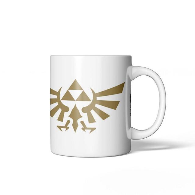 Zelda Mug - Legend of Zelda Hyrule Crest-Ocher Coffee Mug - 11 oz Ceramic Mug for Coffee, & Milk Tea- Perfect Addition to Your Kitchen, Home Essentials or Gaming Desk