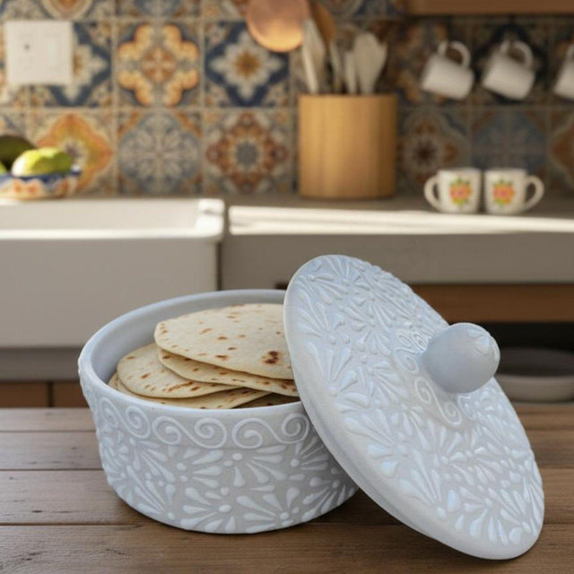 Mexican Talavera Tortilla Warmer || Tortillero de Talavera Mexicano || ArteyAlmaMexicana