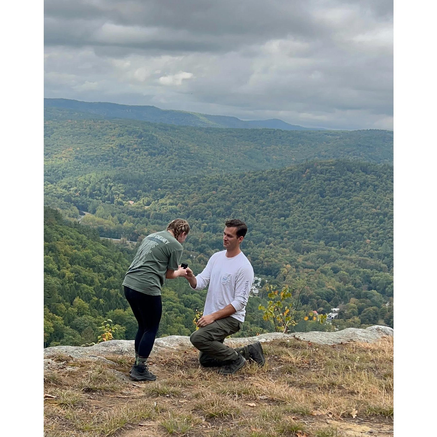 When kyle popped the question - Chelby screamed 'of course!!!!'
