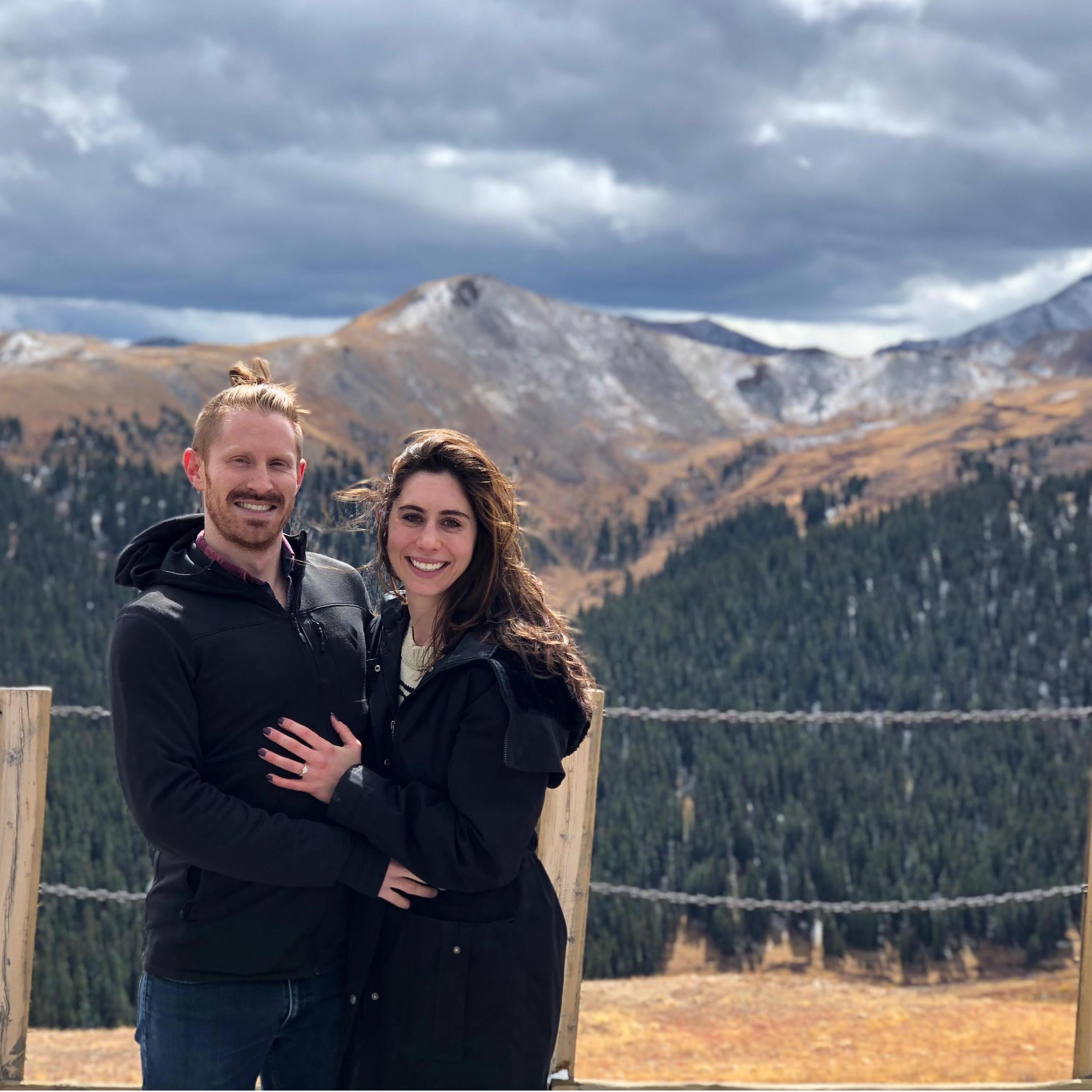 Immediately after Andrew (didn't) pop the question!