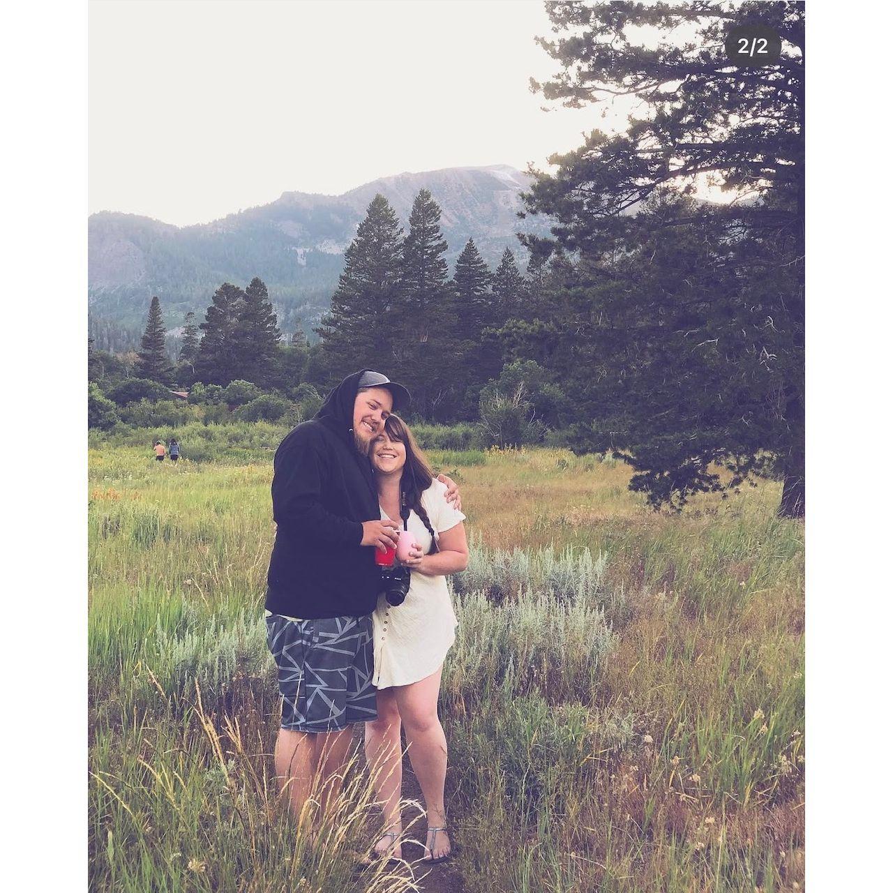 In 2019, getting Justin accustomed to the "Annual Lawson Mammoth Trips."