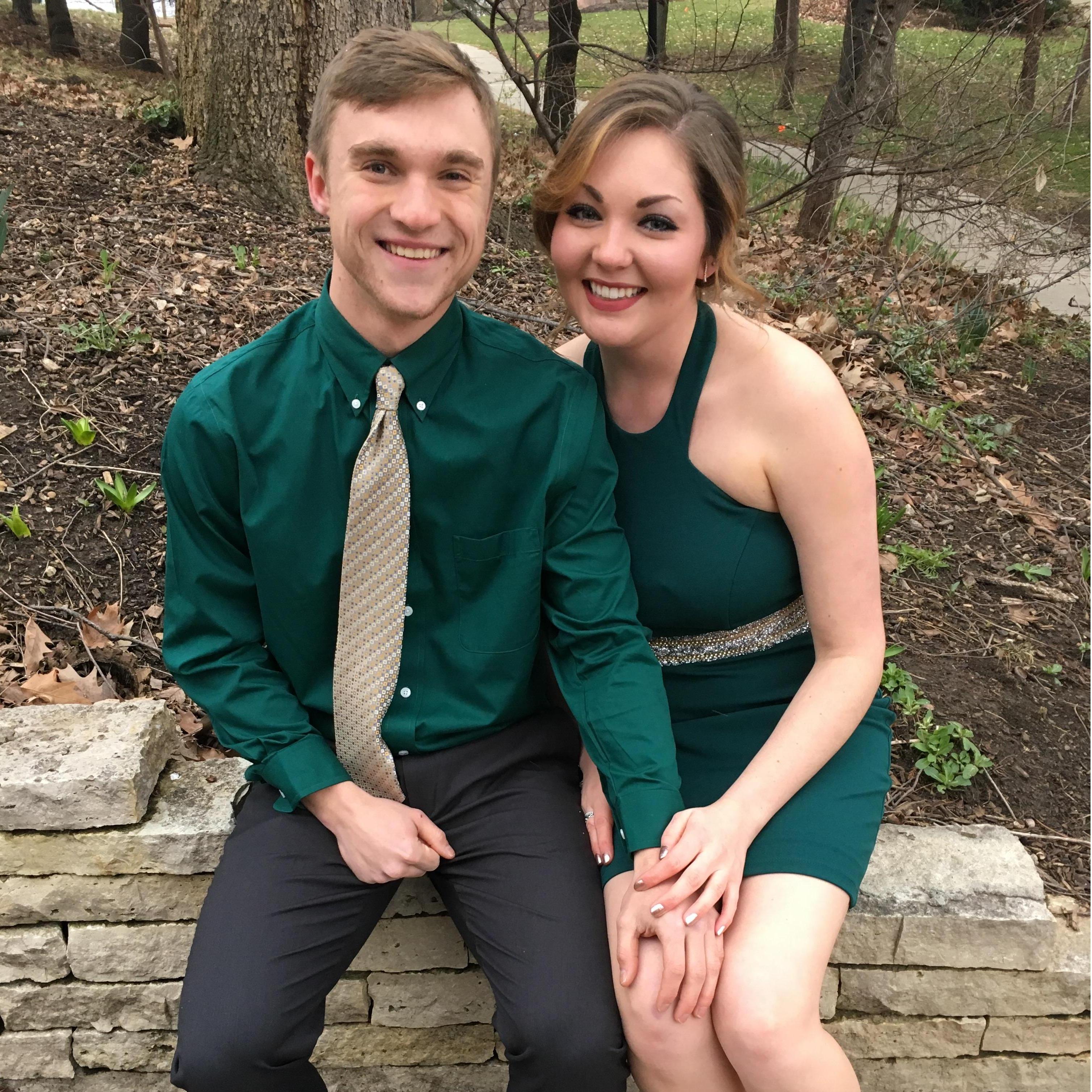 Their first date party together! -February 2017