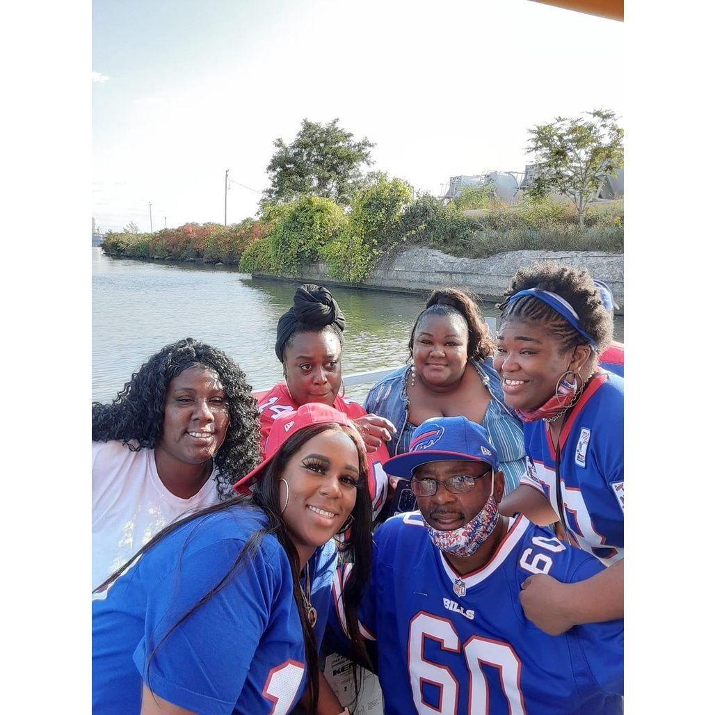 My Dad, all of my sister, and I