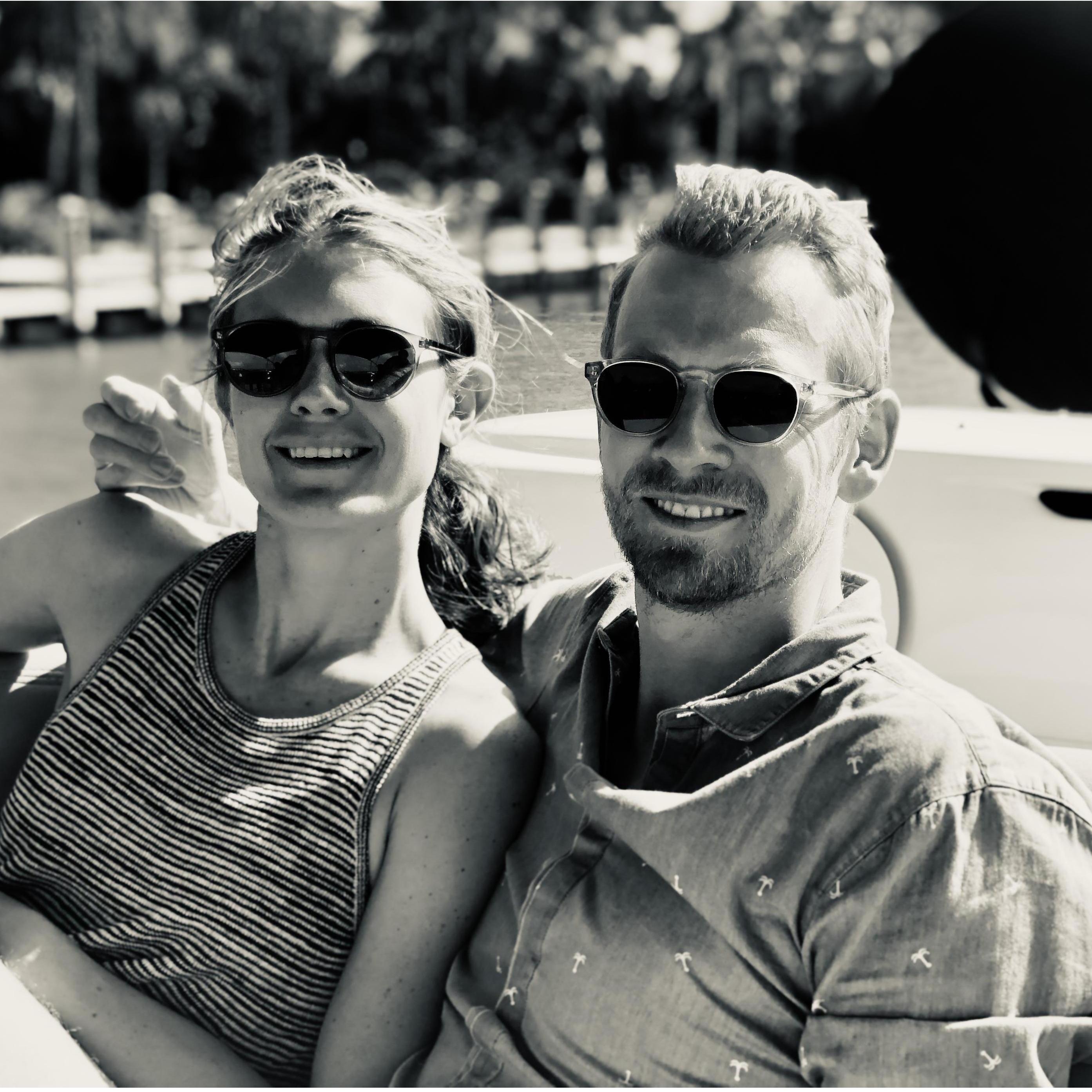 Celebrating Lisa's birthday in Miami