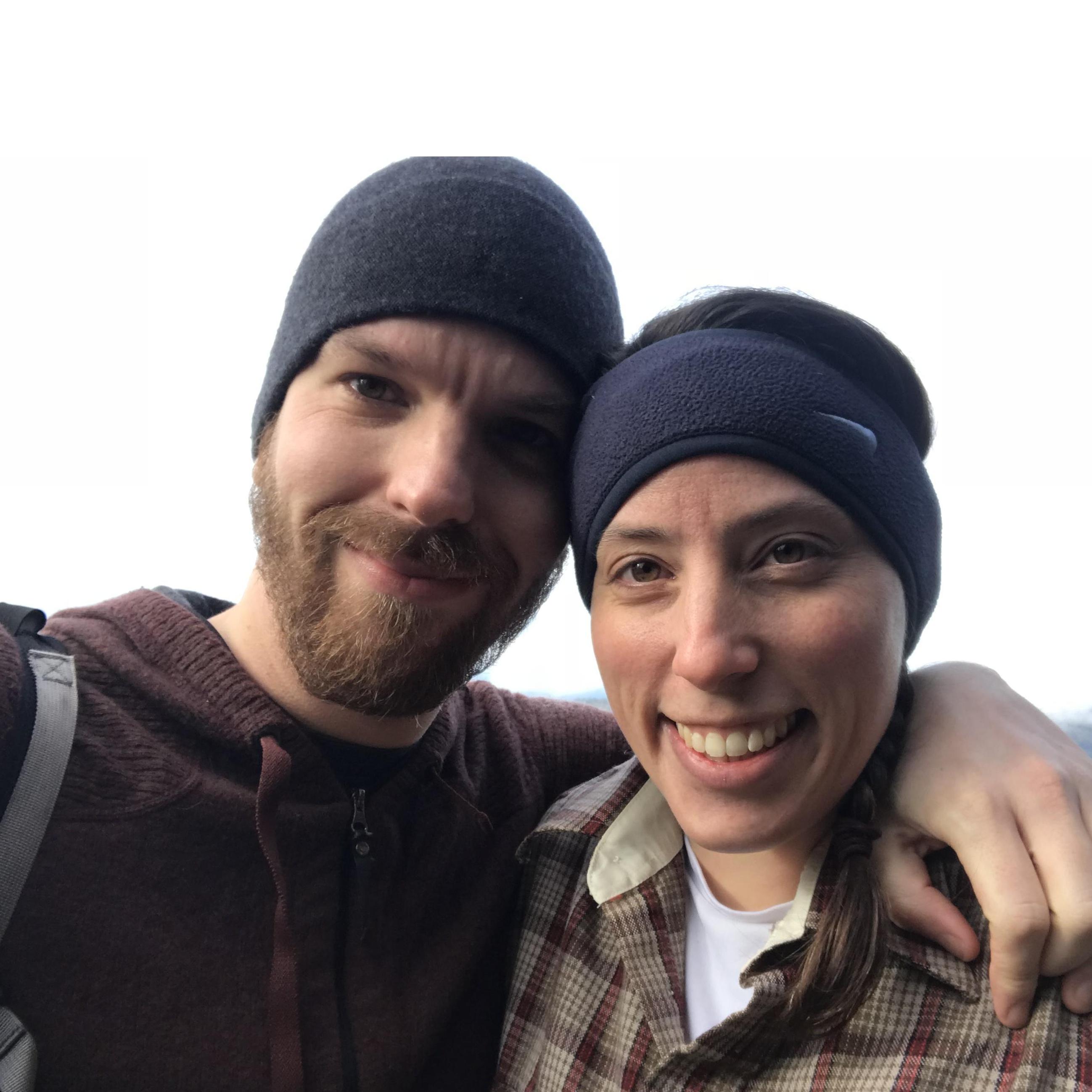 Us after hiking to the top of Oyster Dome in Bellingham, WA.