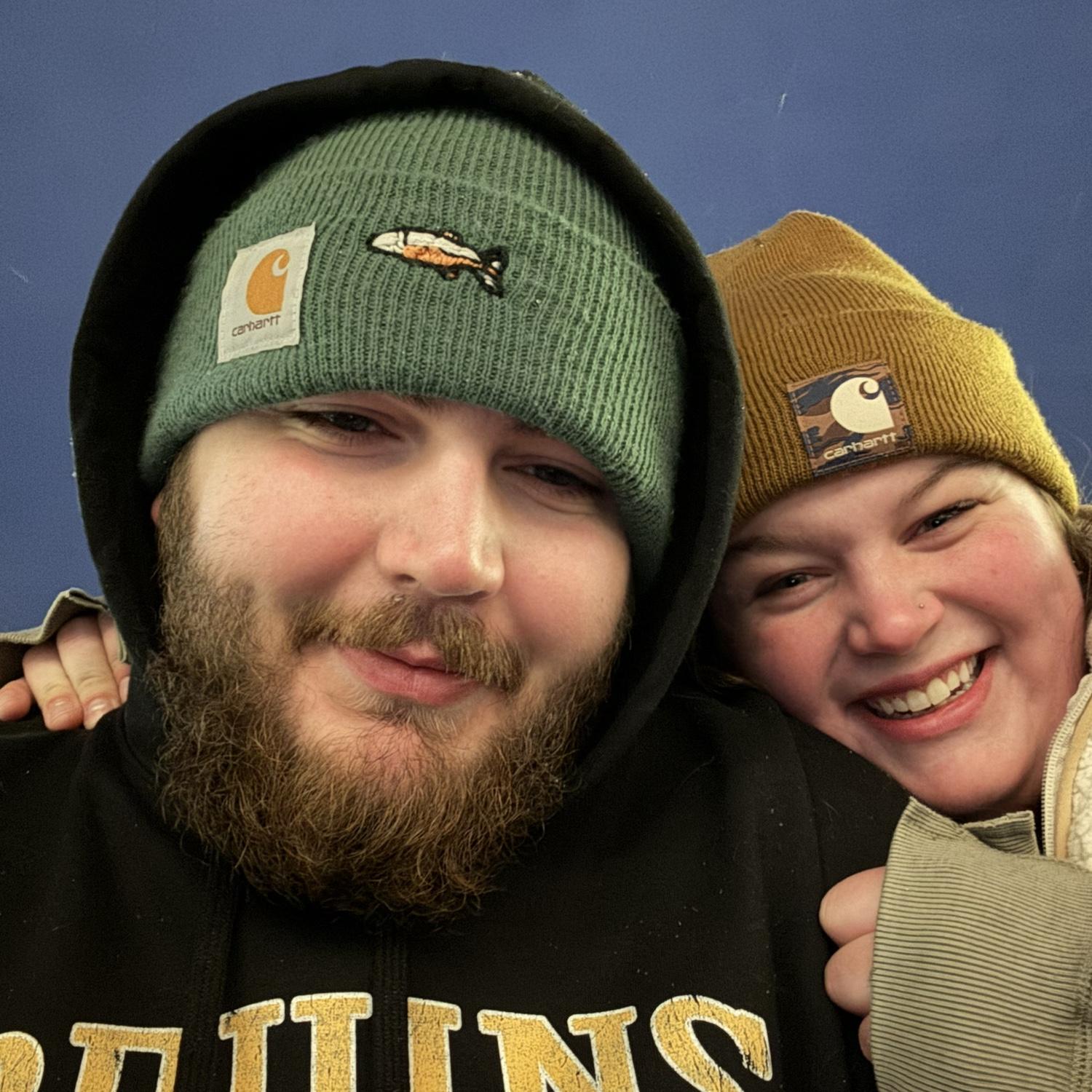 Surprised each other with matching Christmas gifts.