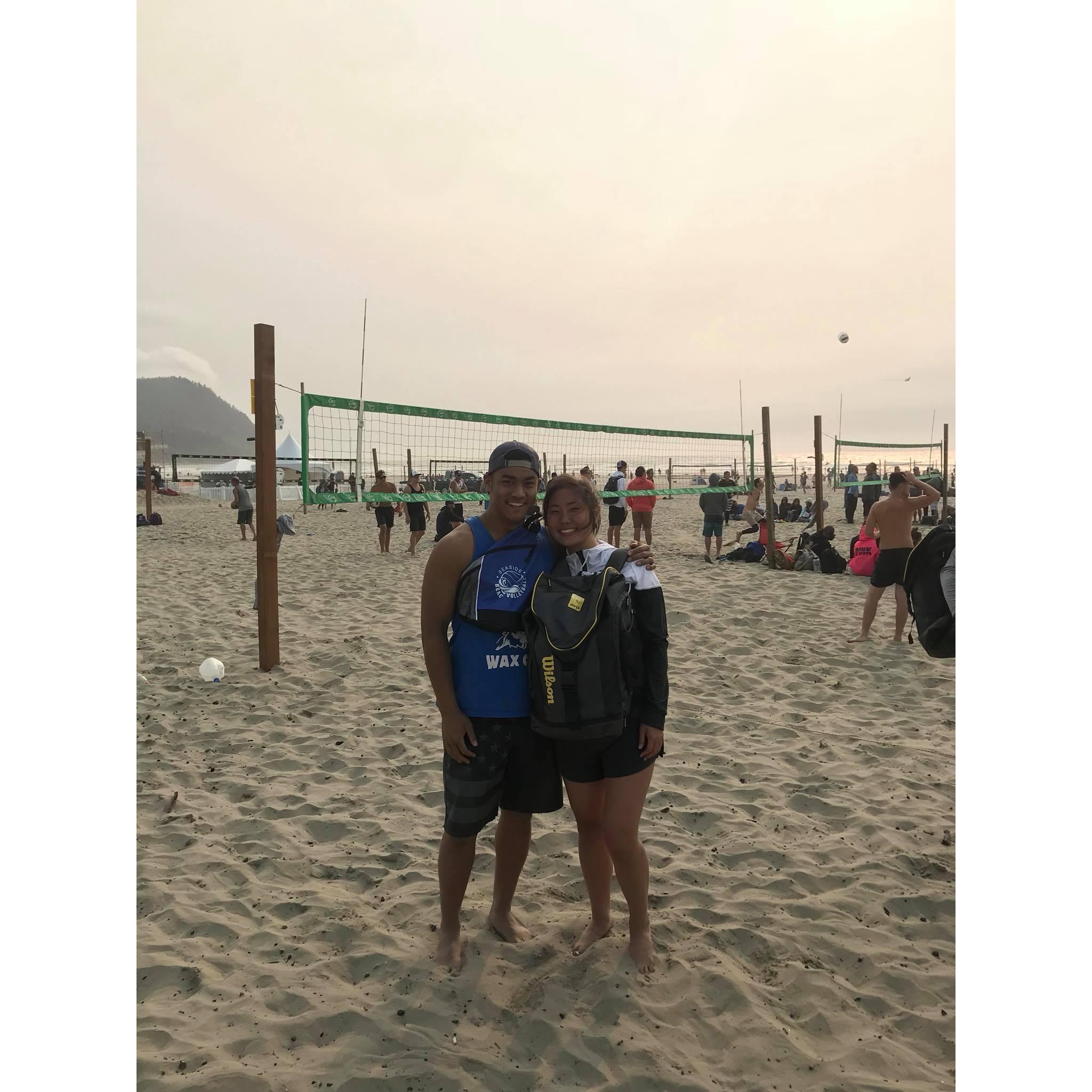 Seaside volleyball tournament
August 2018