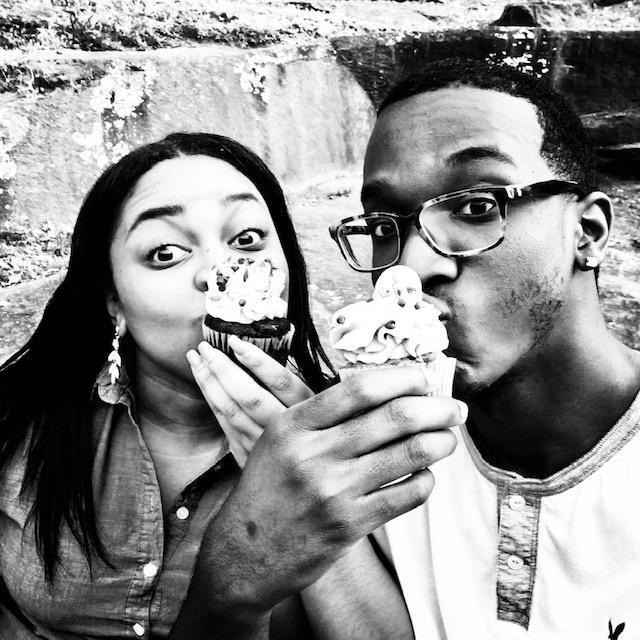 sweets with my sweetheart!! Our First picnic together