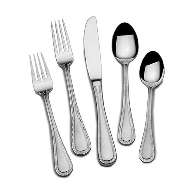 Towle Beaded Antique 5-Piece Place Setting, Service for 1