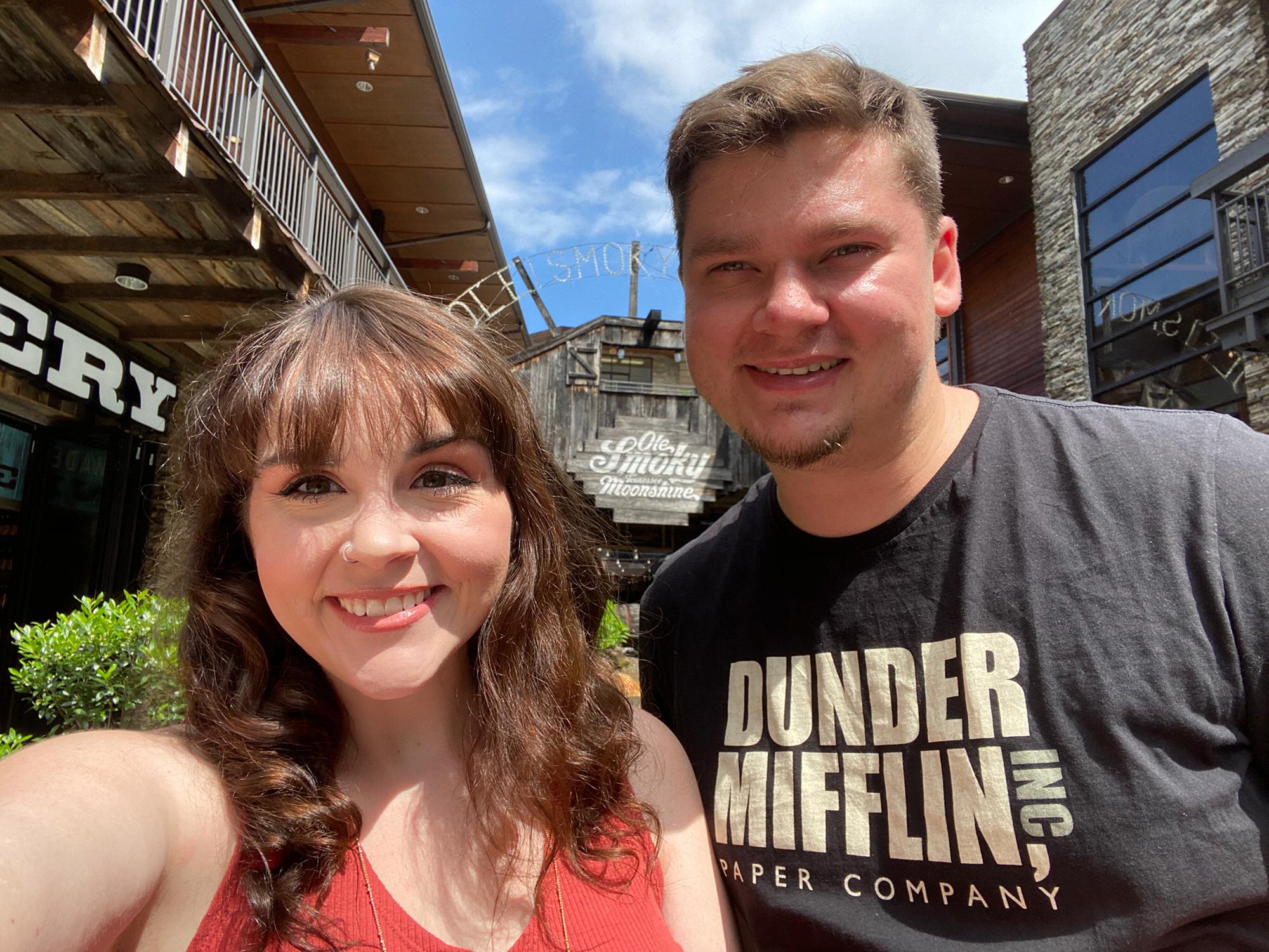 Our last morning as boyfriend and girlfriend hehe