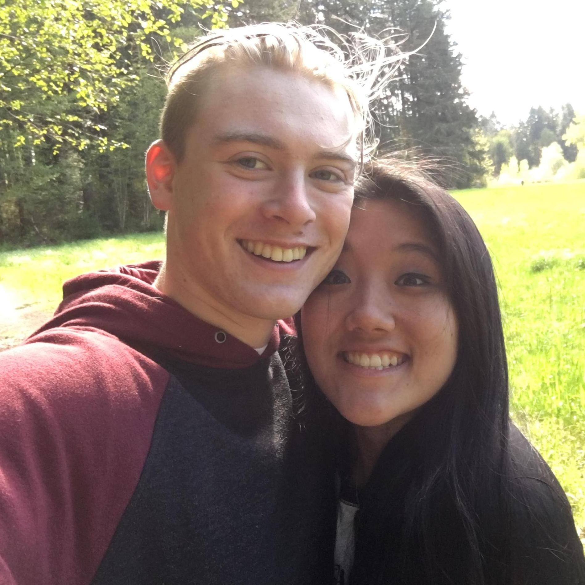 On our way to our first date