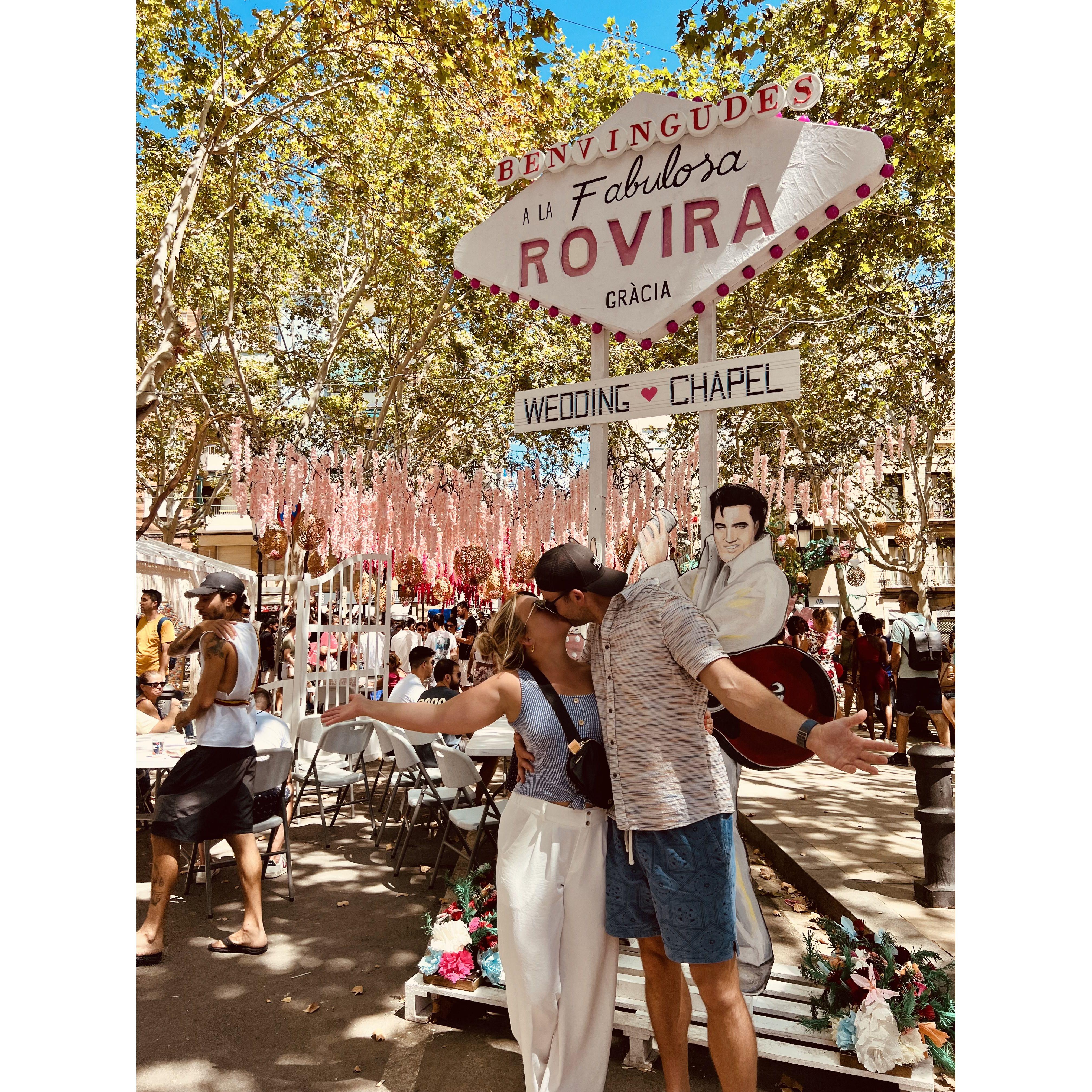 Gracia festival in Barcelona