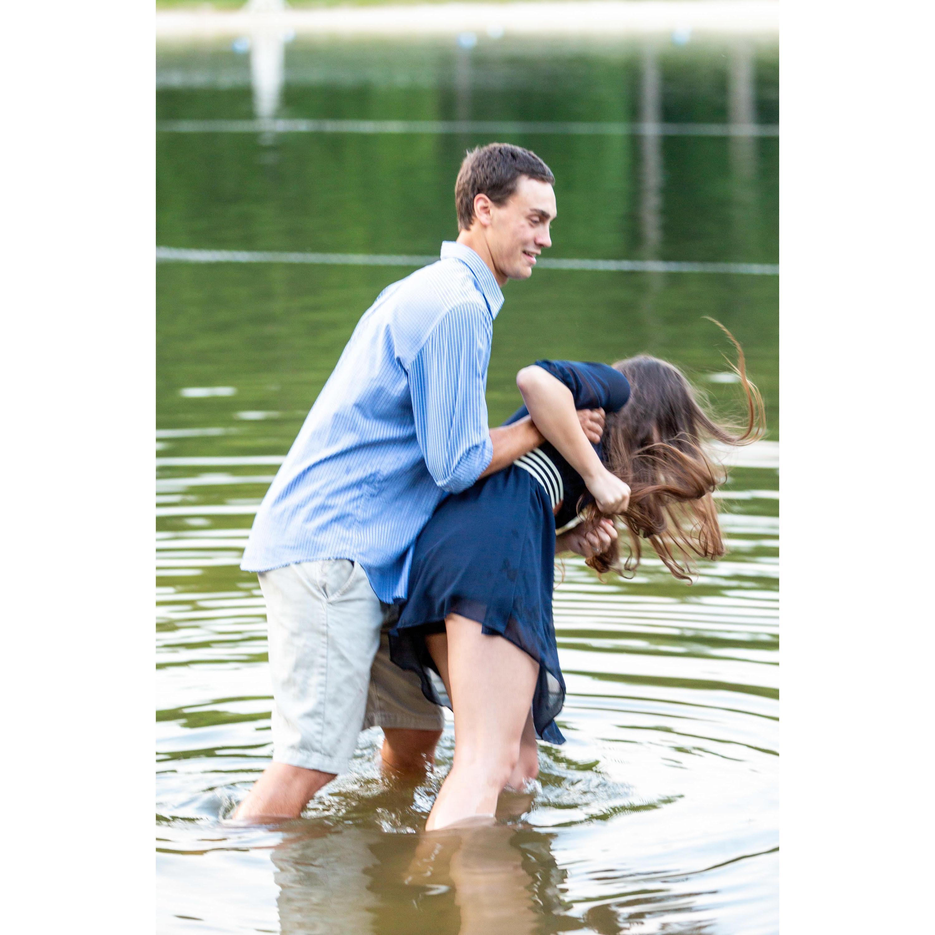 Josh is always trying to torment Jacquelyn...