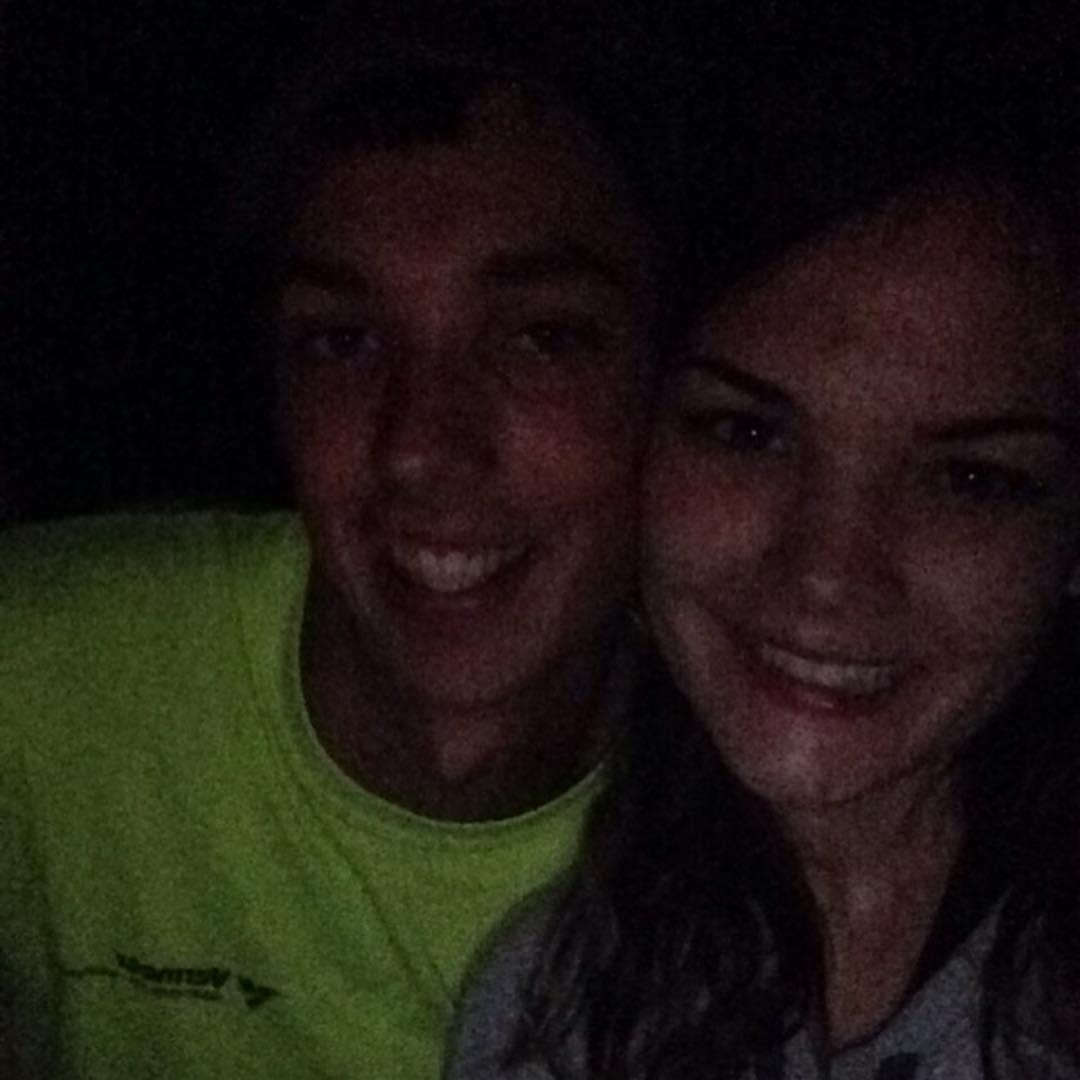 Our first picture together ever, I was 17 and he was 19