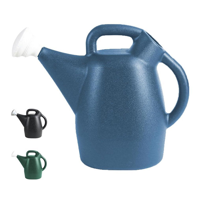 Chapin 48010 Watering Can, 2 Gallon, Indoor and Outdoor Plants, Lawn, Garden, Removable Nozzle, Drip-Free Sprinkler Head, Recycled Plastic, Blue