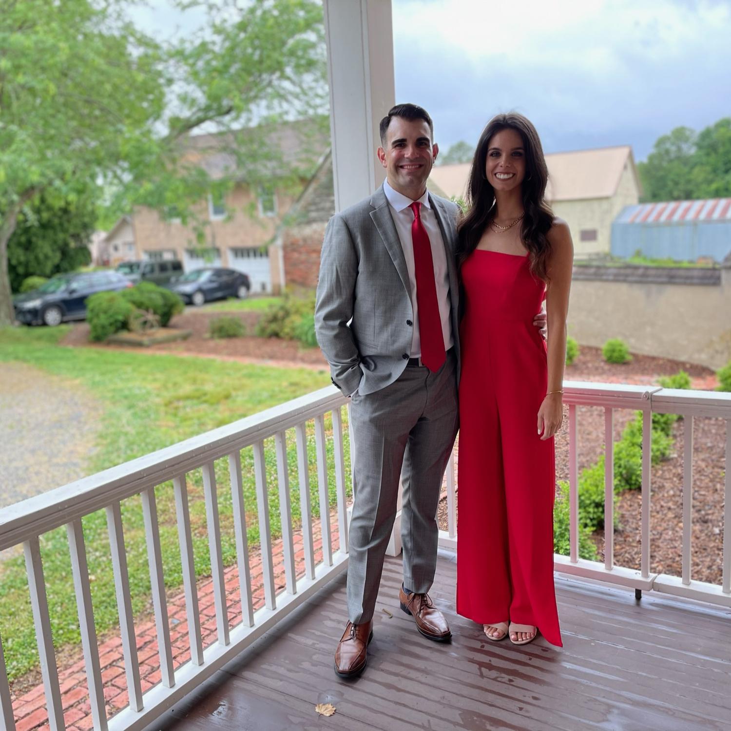 Elisabeth and Chris's wedding in 2021