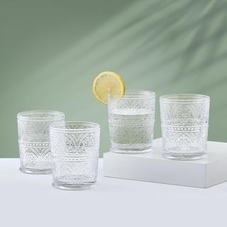 Wanderlust Double Old-Fashioned Glass, Set of 4