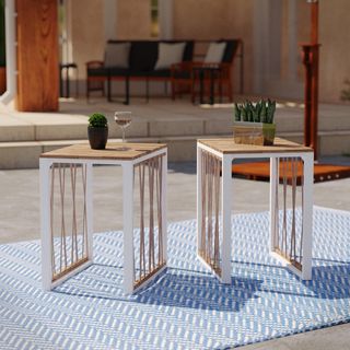 Wallmond Outdoor End Table, Set of 2
