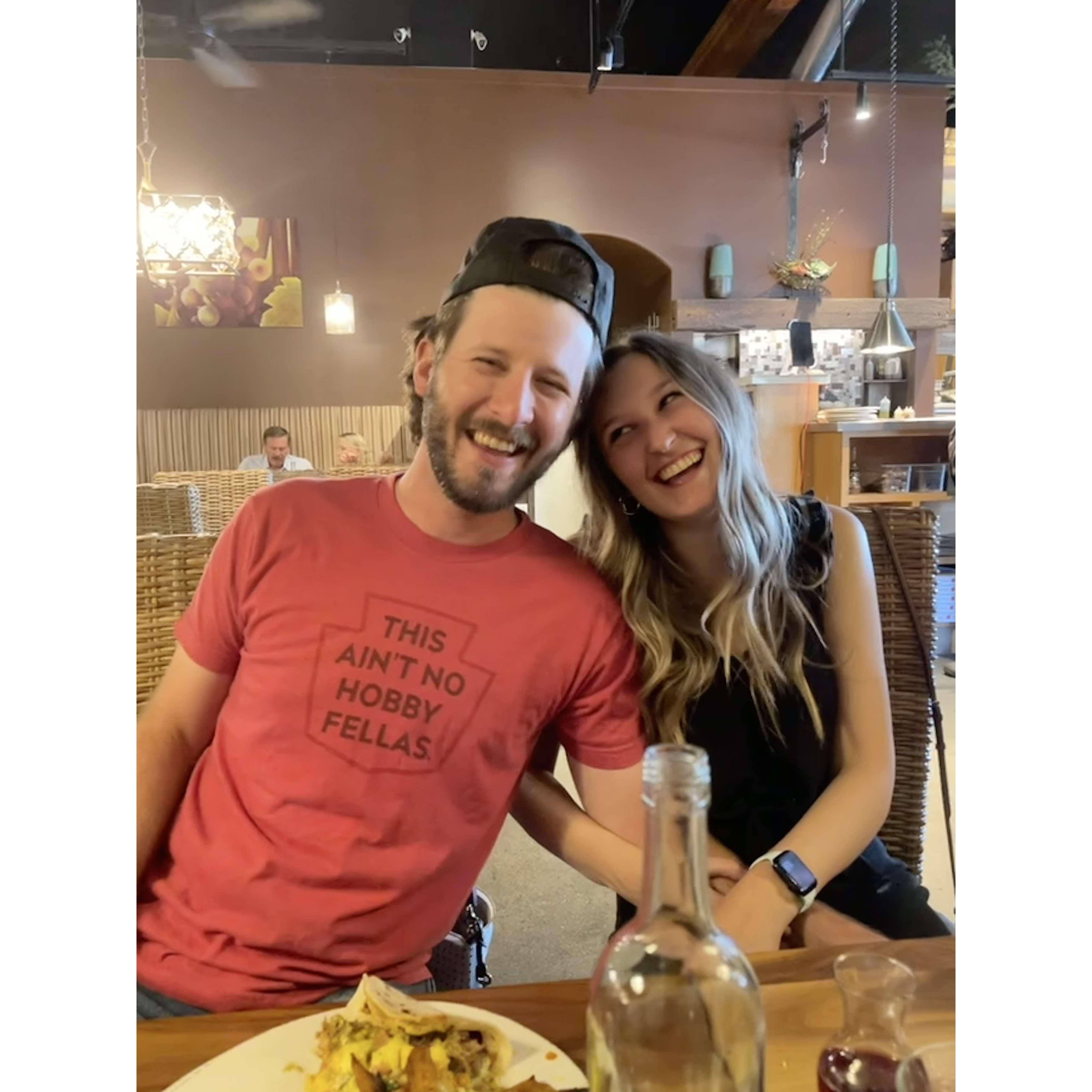 Kelsey’s favorite photo of the two of them