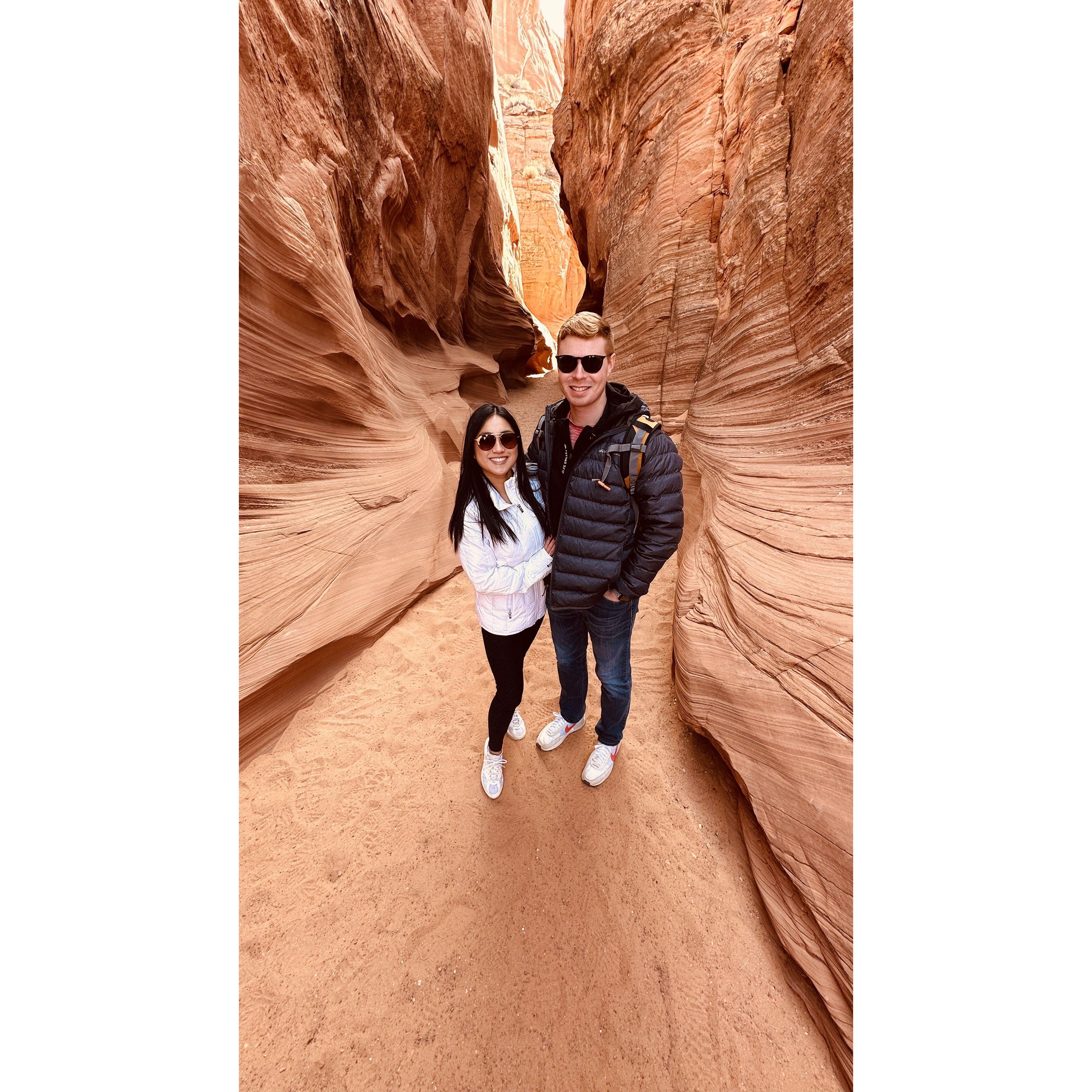 One of the many places we traveled to and fortunate enough to take part in a private tour Mike surprised Suzie with