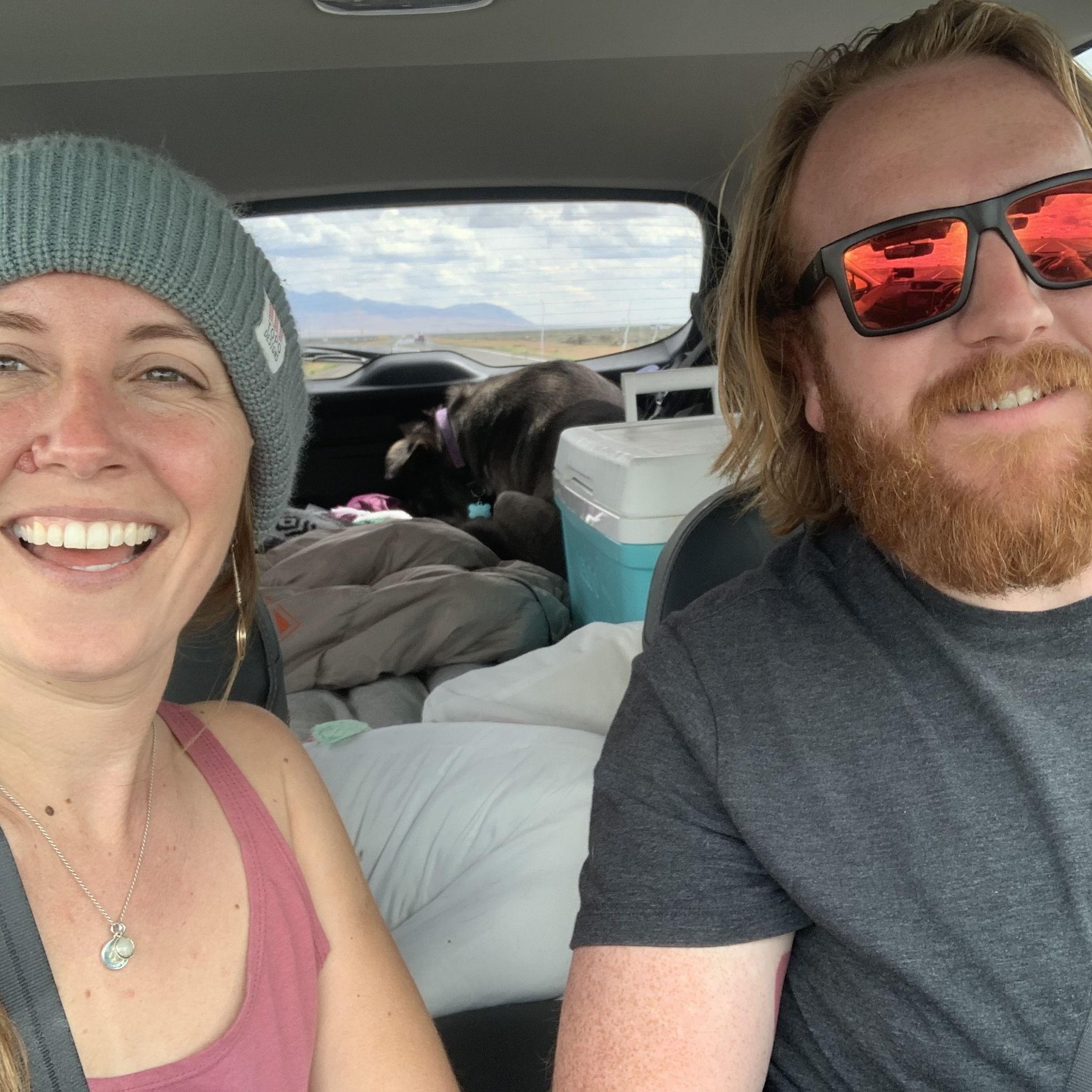 Our first of many epic road trips! Santa Cruz to Idaho to Banff to Kansas City to Colorado and back home!