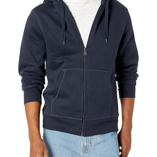 Amazon Essentials Men's Full-Zip Fleece Hoodie (Available in Big & Tall)