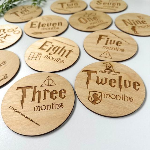 Wizard Baby Milestone Cards