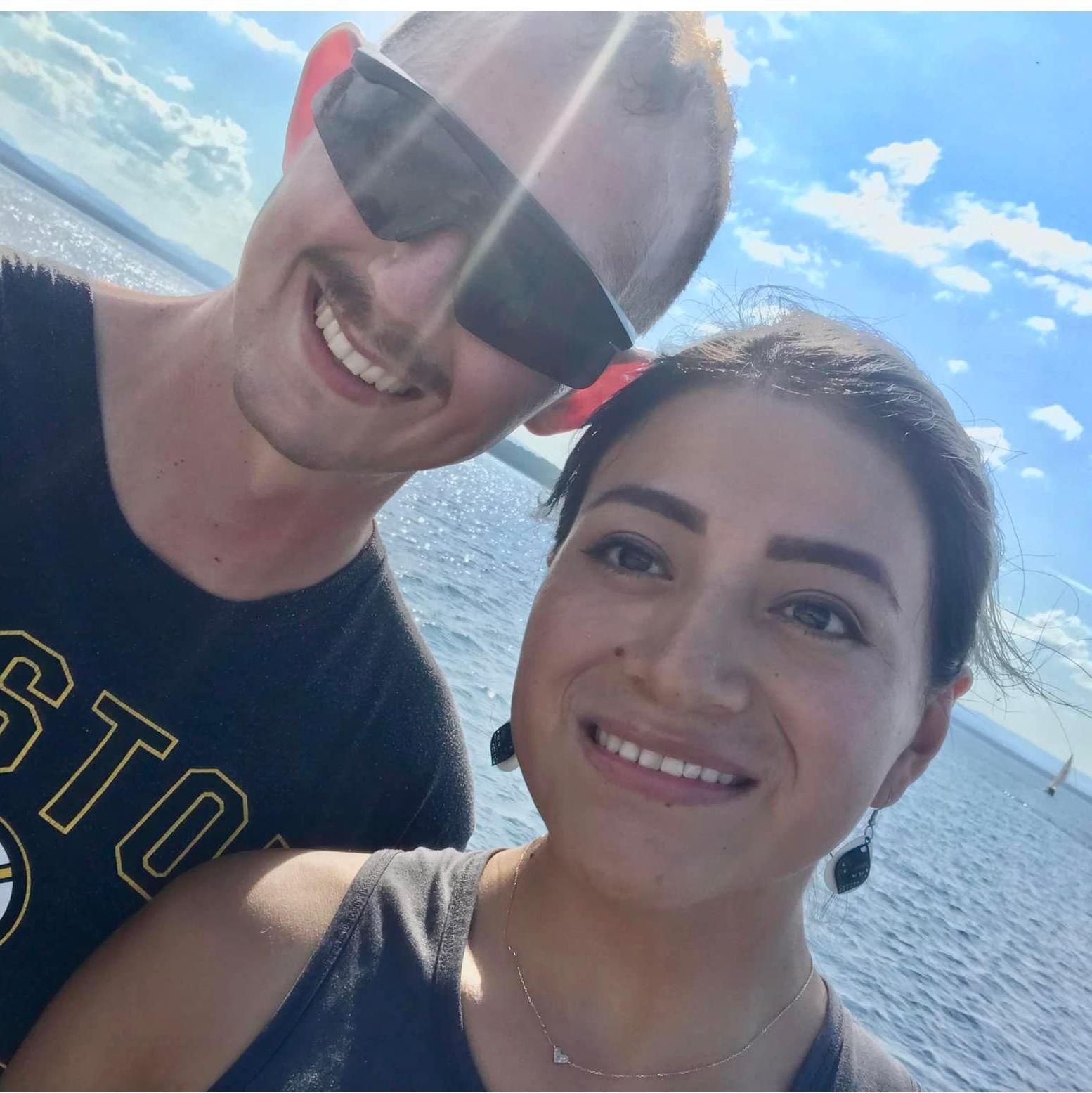 Our heads are bathed in a golden light, like true Ninja Warriors.