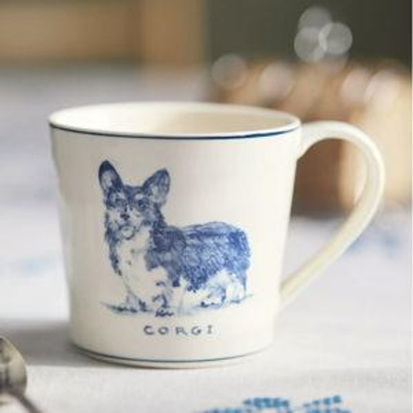 Molly Hatch Stoneware Dog Mug