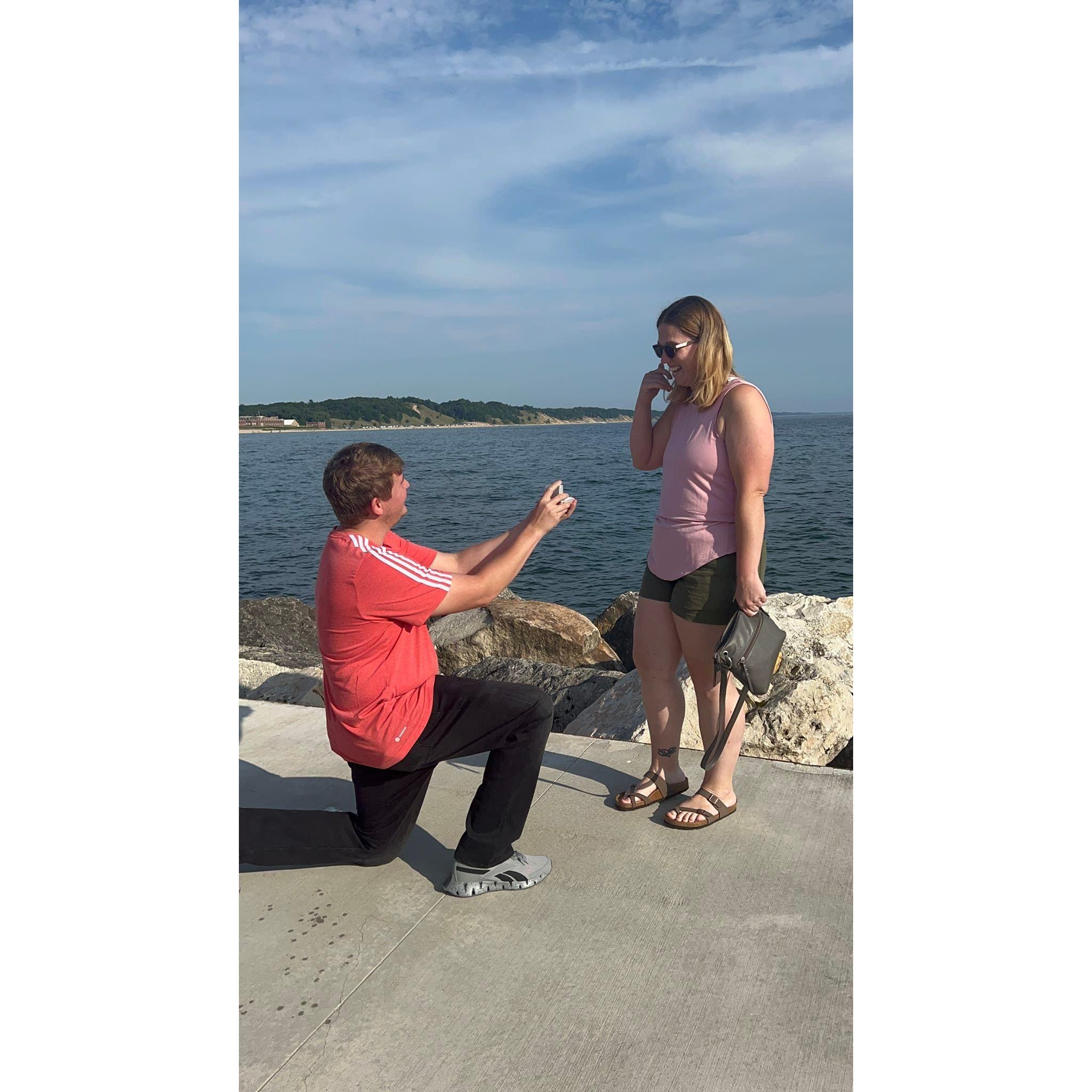 Proposal at Pere Marquette